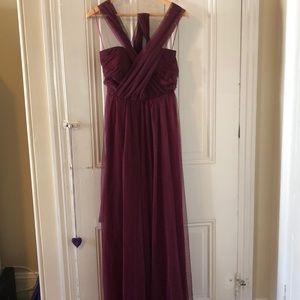 Birdy Grey bridesmaid Christina Dress- Cabernet